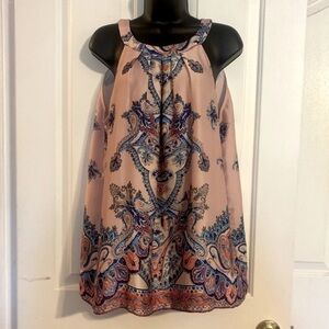 “JADE MELODY TAM” Paisley Halter Tank Top